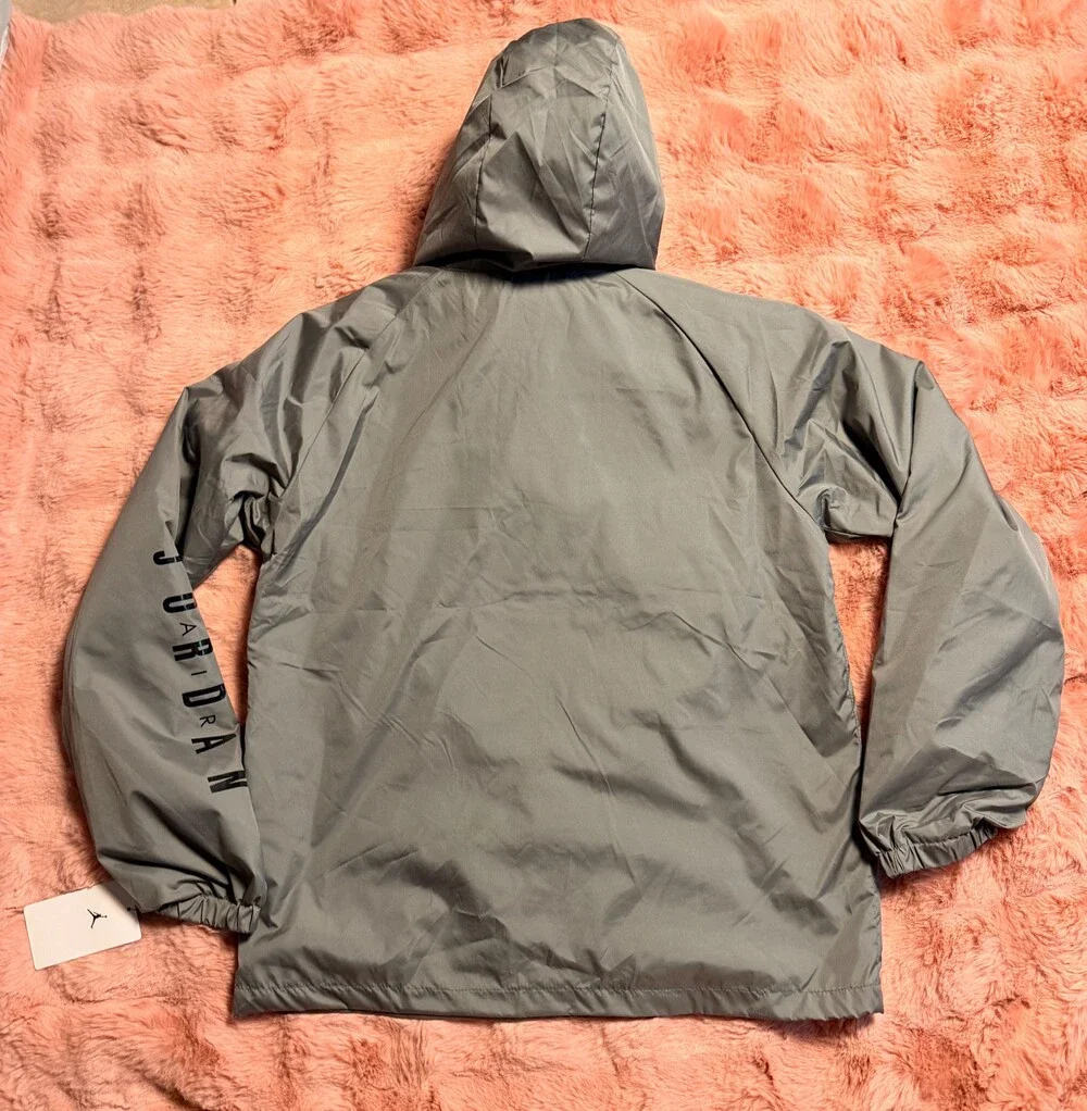 Jordan Boys XL 3-in-1 Jacket Smoke Grey Black Fleece Hooded Coat Windbreaker NWT